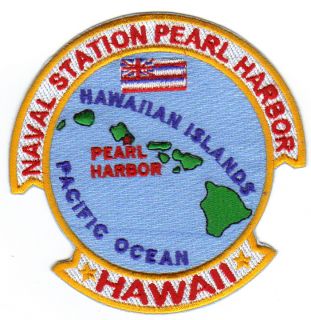 US Navy Base Patch Naval Station Pearl Harbor Hawaii Y