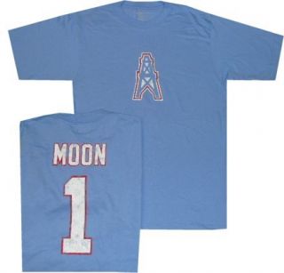 Houston Oilers Warren Moon Retro Throwback T Shirt XL