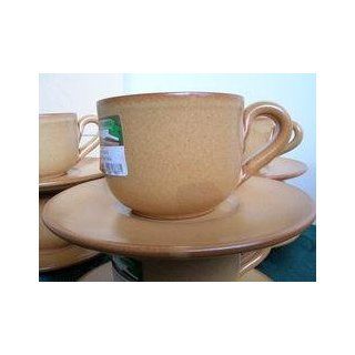 Italian Terre DUmbria Clay Coffee Cups & Saucers: Kitchen