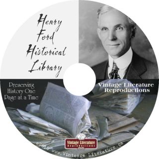 Henry Ford Historical Collection 12 Books on DVD
