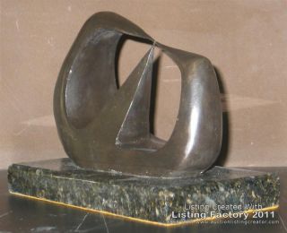 Henry Moore 3 Points Bronze Sculpture Signed and Numbered
