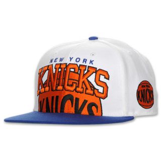 New York Knicks Block NBA SNAPBACK Hat White