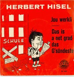 German language album of Germanys beloved comic Herbert Hisel