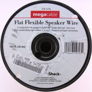 Radio Shack Flat Flexible Speaker Wire Electronics