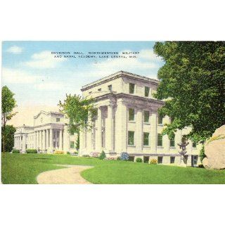 1940s Vintage Postcard   Davidson Hall   Northwestern