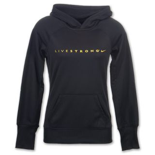 Nike LIVESTRONG All Time Womens Hoodie Black