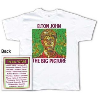 Elton John   Big Picture Tour T Shirt Clothing