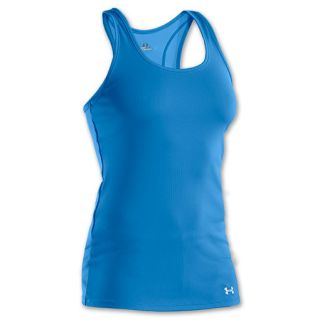 Womens Under Armour Victory Tank Pool/White