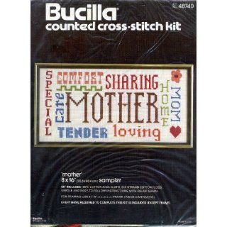 Brucilla Counted Cross Stitch Kit Mother Sampler