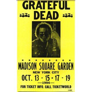 Grateful Dead At Madison Square Garden 14 X 22 Vintage