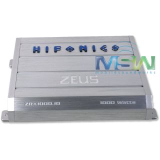Hifonics® ZRX 1000 1D 1000W Class D Monoblock Zeus Car Amp Amplifier