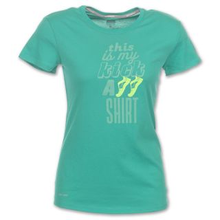 Nike Dri FIT This Is My Kick A** Shirt Womens Running Tee Shirt