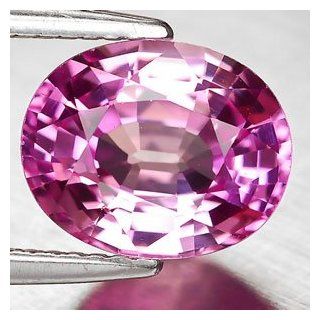3.82ct Oval Pink Natural Sapphire Loose Gemstone