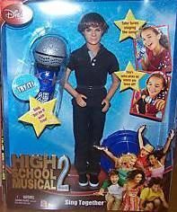 High School Musical 2 Sing Together Troy Doll New