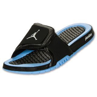Mens Jordan Hydro 2 Slides Black/University Blue