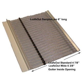 SAMPLE LeafsOut Micro Mesh Gutter Guard. Stainless steel gutter cover