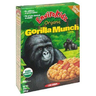 EnviroKidz Organic Gorilla Munch Cereal, 10 Ounce Boxes (Pack of 6
