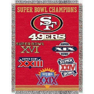  Bowl Commemorative Woven Tapestry Throw (48 x60 )