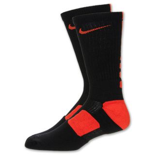 Mens Nike Elite Basketball Crew Socks Black/Red