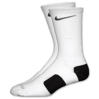 Nike Elite Mens Basketball Crew Socks White/Black