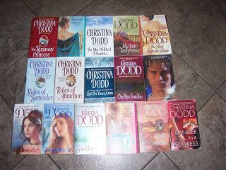 Lot of 16 Christina Dodd Historical Romance Books