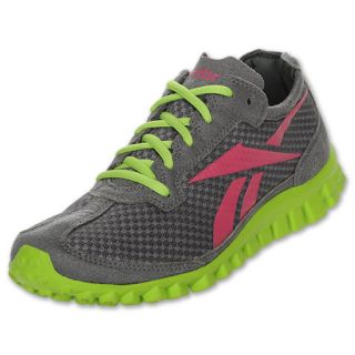 Reebok Realflex Womens Running Shoe Grey/Lime/Hot