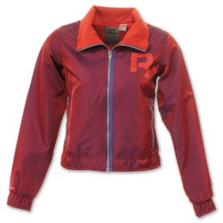 Reebok CBeat Nylon Bomber Womens Jacket Red