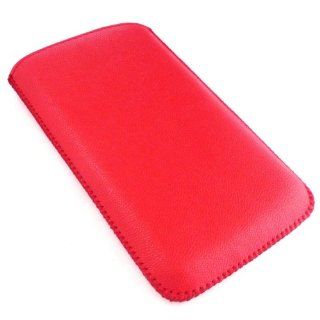BlackBerry 9700 / 9780 Bold Red Textured PU Leather Pouch