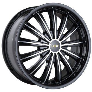 Baccarat Taboo 1160 Black Wheel with Machined Face (18x7.5/10x120mm