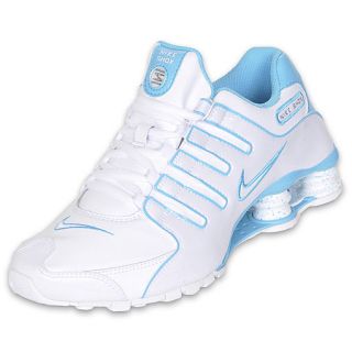 Nike Womens Shox NZ Running Shoe SL White/Baltic