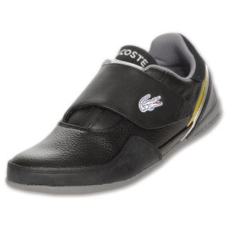 Lacoste Lisse Mens Casual Shoe Black/Dark Grey