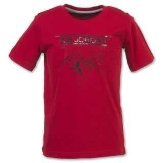 Jordan Classic Flight Kids Tee Shirt Varsity Red