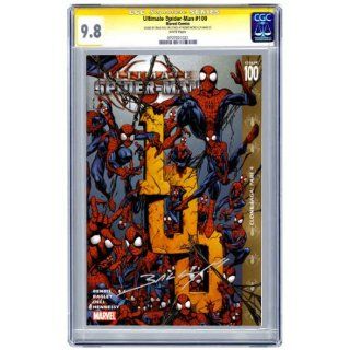 WA Ultimate Spider Man #100 Signed by Mark Bagley CGC