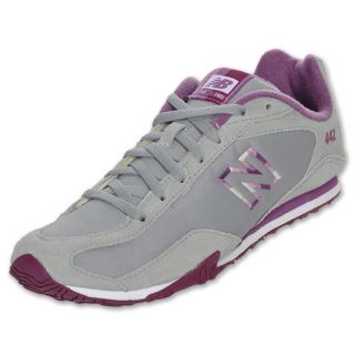 New Balance Womens 442 Casual Shoe Grey/Purple