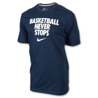 Mens Nike Basketball Never Stops Tee Shirt