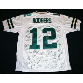 Signed Aaron Rodgers Jersey   2011 Xlv Super Bowl
