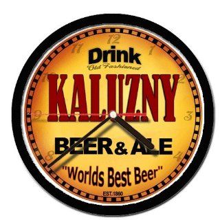 KALUZNY beer and ale cerveza wall clock 