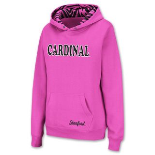 Stanford Cardinals NCAA Womens Hoodie Pink