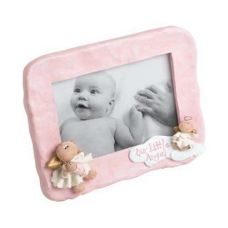 Angel Cheeks Our Little Angel 3.5 x 5 Picture Frame   Pink