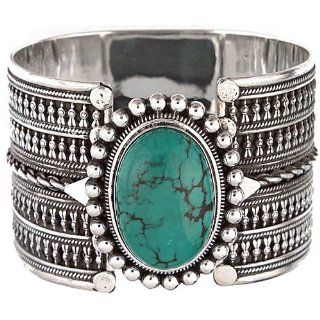 Turquoise Cuff Bracelet   Sterling Silver: Everything Else