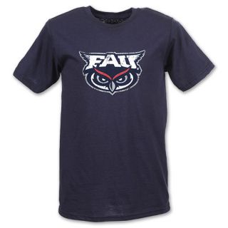 NCAA Florida Atlantic Owls Logo Mens Tee Shirt