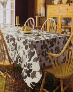 Brown Leaf Vinyl Tablecloth Fall Autumn Leaves Flannel Back Free