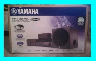  YHT 397 5 1 CHANNEL HOME THEATER SPEAKER SYSTEM IN A BOX YHT 397BL NEW