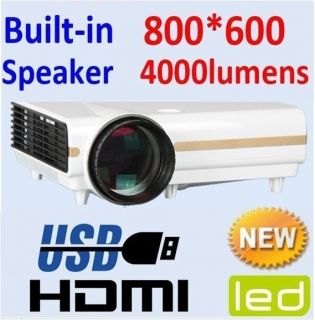  800 600 Home Multmedia TV Projector LED HD Projector HDMI USB