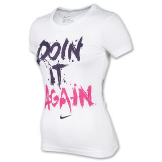 Womens Nike Doin It Again Tee Shirt White