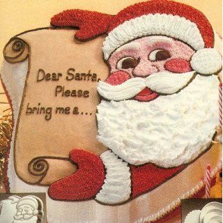 Wilton Santas List Christmas Holiday Cake Pan (502 4203