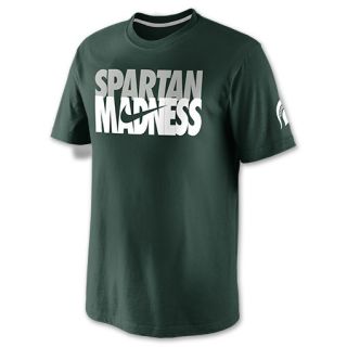 Mens Nike Michigan State Spartans NCAA Tourney Madness T Shirt