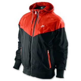 Nike Windrunner Mens Jacket Black/Team Orange