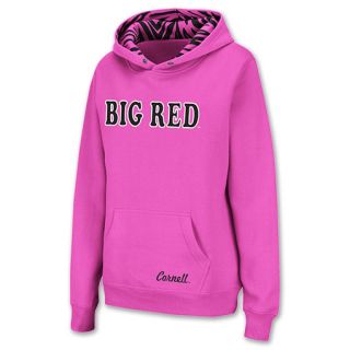 Cornell Big Red NCAA Womens Hoodie Pink