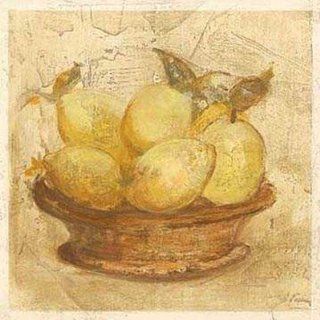 Fruits Lemons   Poster by Klaus Golhke (9 x 9): Home